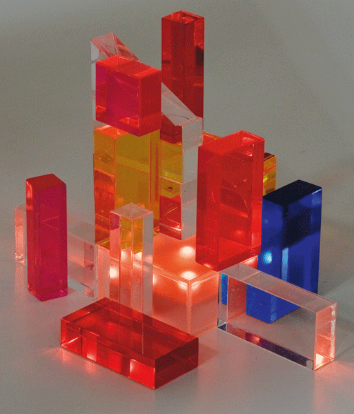 Luxy Leuchtbausteine bunt