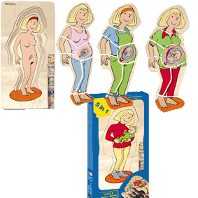 Mama bekommt ein Baby - Lagenpuzzle