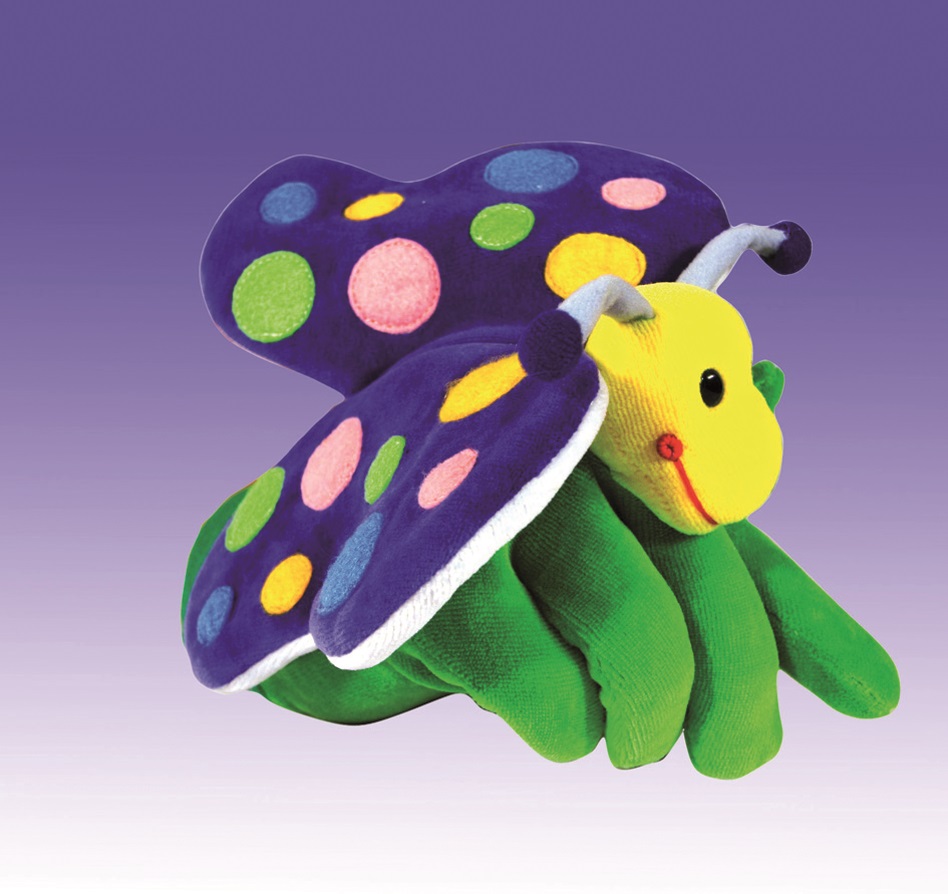 Handschuhpuppe Schmetterling