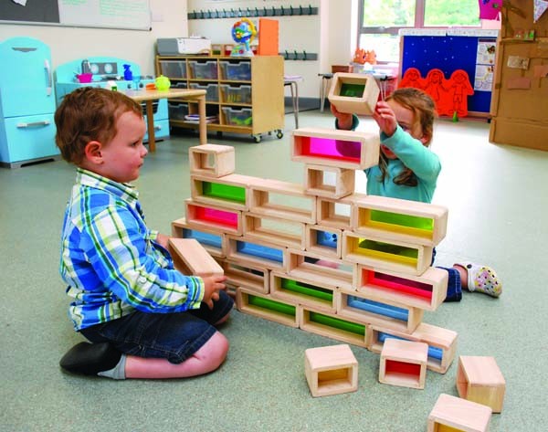 Regenbogen-Bausteine