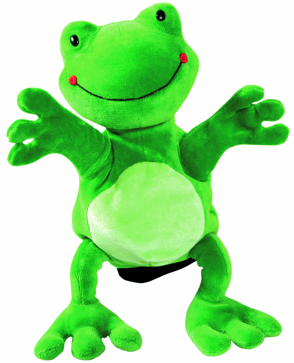 Handpuppe Frosch