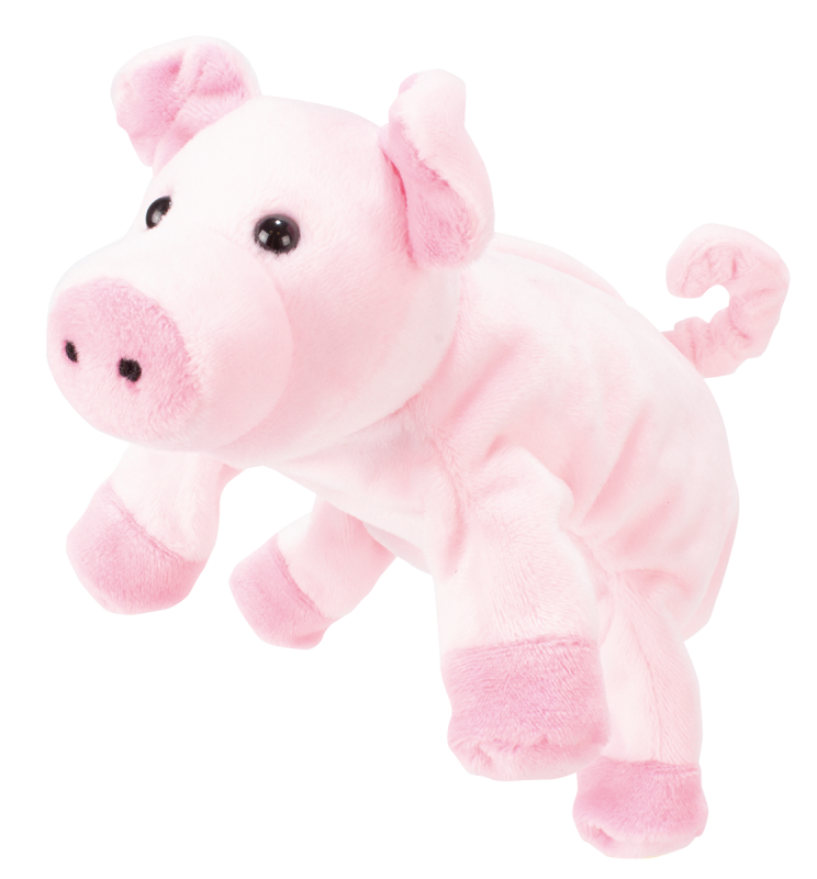 Handpuppe Schwein