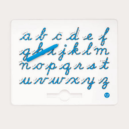 Magnettafel kursive Kleinbuchstaben - bei LAND OF TOYS