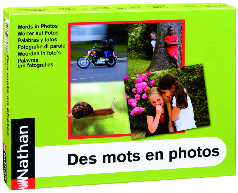 Wörter auf Fotos – Box mit 96 Bildkarten