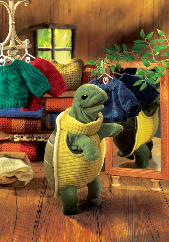 Schildkröte mit Rollkragen