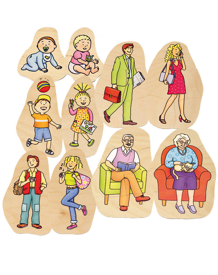 Lagenpuzzle So entwickelt sich der Mensch