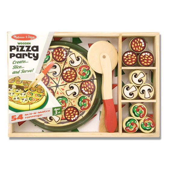 Mamma Mia! Pizza-Set Holz