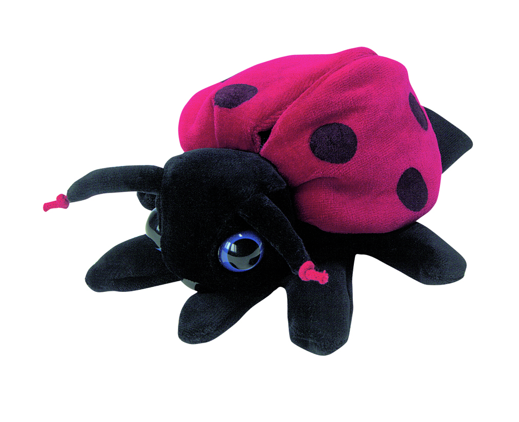 Handpuppe Marienkäfer